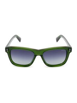 Opium Eyewear - Mens Blue Tac Lenses Green Frame Wayfarer Sunglasses