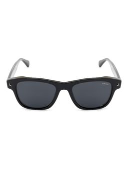 Opium Eyewear - Unisex Grey TAC Lenses Black Frame Wayfarer Sunglasses