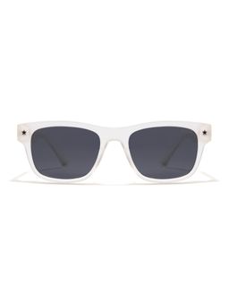 Opium Eyewear - Unisex Grey Tac Lenses Crystal Frame Wayfarer Sunglasses
