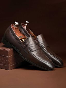 Louis Stitch - Men Dark Brown Formal Loafers