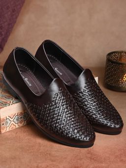 Louis Stitch - Men Brunette Brown Mojaris