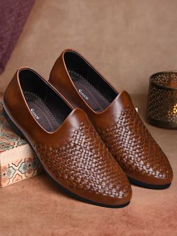 Louis Stitch - Men Russet Tan Mojaris