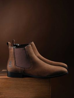 Louis Stitch - Men Brunette Brown Chelsea Boots
