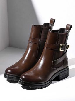 Louis Stitch - Women Espresso Brown Casual Boots