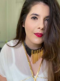 ZAZA BY SOMYA - Black Gold Plated Fragility Neckpiece