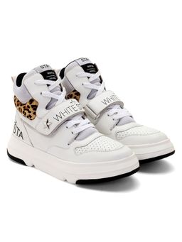 Saint G - Pu Coated White Leather Women Sneaker