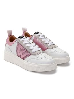 Saint G - Pink Pu Coated Leather Women Sneaker