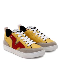 Saint G - Yellow Leather Women Sneaker