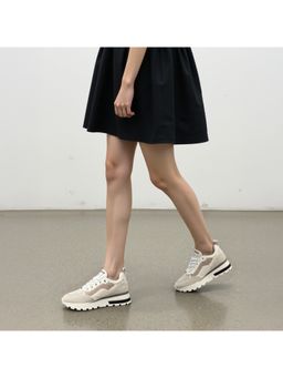 Saint G - Women's Ivory Leather Sneakers