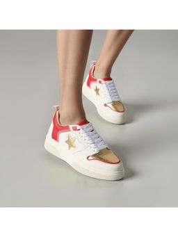 Saint G - Women's White Leather Sneakers