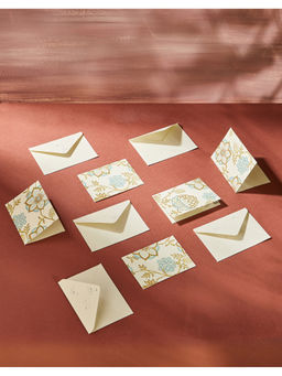 Fabindia - Cream Kumud Paper Gift Cards & Envelopes