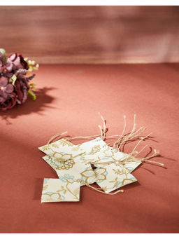 Fabindia - Cream Kumud Paper Gift Tags (Pack of 10)