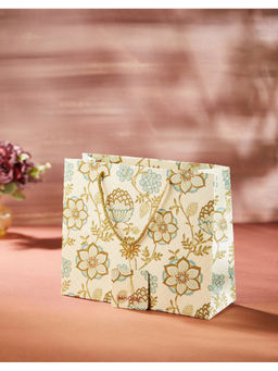 Fabindia - Cream Kumud Paper Gift Bag