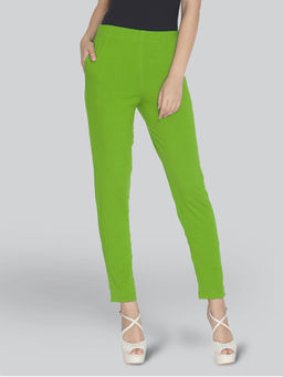 Lyra - Solid Coloured Free Size Kurti Pant for Women-Green