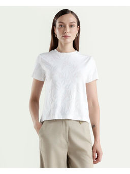 RAREISM - Self Jacquard Knit T-Shirt