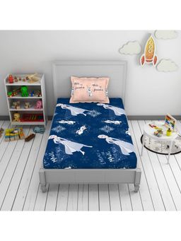 CORE Designed by SPACES - Disney Cotton Bedsheets Single Breathable Machine Washable - Dark Blue