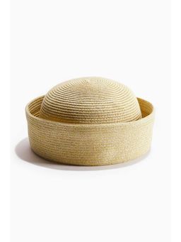 H&M - Women Beige Straw Sailor Hat