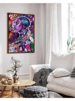 The Art House - Abstract Painting Multicolor (20X30 Inches)