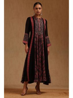 Soch - Black Floral Midi Dress