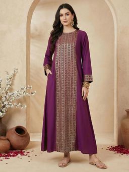 Globus - Purple Floral Maxi Dress