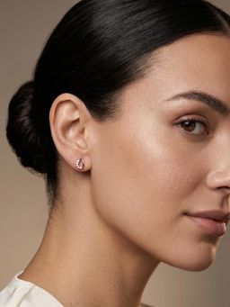 Carlton London - 925 Sterling Silver Mini Stud Earrings