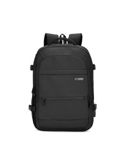 Safari - Unisex Black Polyester Solid/Plain 26Ltr Backpack (L)