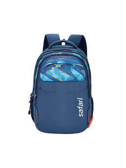 Safari - Unisex Blue Polyester Printed 42Ltr Backpack (L)