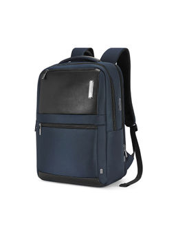 Safari - Unisex Blue Polyester Solid/Plain 26Ltr Backpack (L)