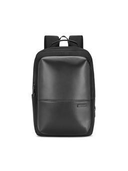 Safari - Unisex Black Polyester Solid/Plain 26Ltr Backpack (L)
