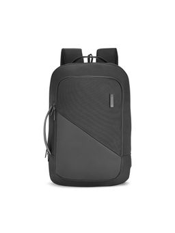 Safari - Unisex Black Polyester Solid/Plain 26Ltr Backpack (L)