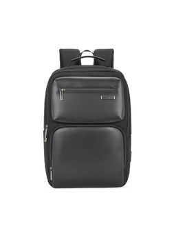 Safari - Unisex Black Polyester Solid/Plain 26Ltr Backpack (L)