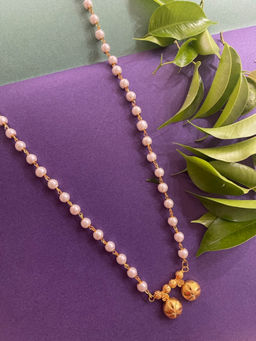 Digital Dress Room - Two Vati with Pearl Mala Necklace