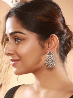 Aatmana - Gold Plated Multi-Color Half Hoop Earrings (Pack of 2)