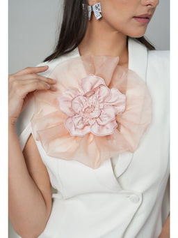 Heart Up My Sleeves - Pink Blossom Brooch