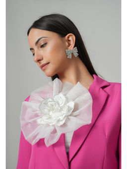 Heart Up My Sleeves - White Blossom Brooch