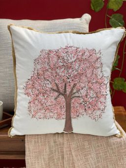 AME - decorative cushion cover, Maximalist Sakura - Bella Vida Collection - 18x18