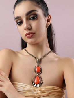 Sohi - Saffron Statement Necklace