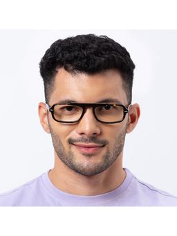 Shisen Fox - Unisex Samurai Lightweight Brown Optical Eyeglass Frame (54)