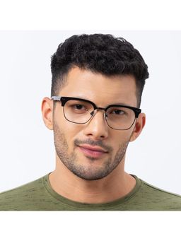 Shisen Fox - Unisex Kurabu Lightweight Black Optical Eyeglass Frame (53)