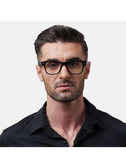 Shisen Fox - Unisex Shinzo Lightweight Brown Optical Eyeglass Frame (52)