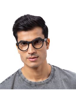 Shisen Fox - Unisex Enmei Lightweight Black Optical Eyeglass Frame (49)