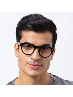 Shisen Fox - Unisex Enmei Lightweight Brown Optical Eyeglass Frame (49)