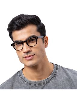 Shisen Fox - Unisex Umi Lightweight Brown Optical Eyeglass Frame (46)