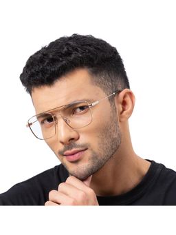 Shisen Fox - Unisex Kaen Lightweight Gold Optical Eyeglass Frame (57)