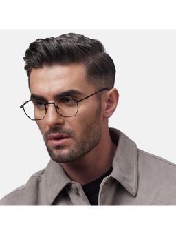 Shisen Fox - Unisex Okita Lightweight Black Optical Eyeglass Frame (51)