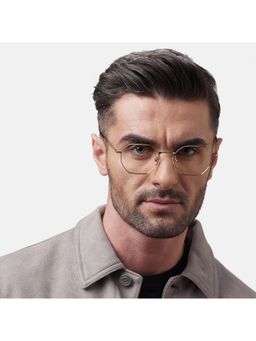 Shisen Fox - Unisex Okita Lightweight Gold Optical Eyeglass Frame (51)