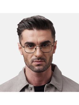 Shisen Fox - Unisex Shikaku Lightweight Black Optical Eyeglass Frame (54)