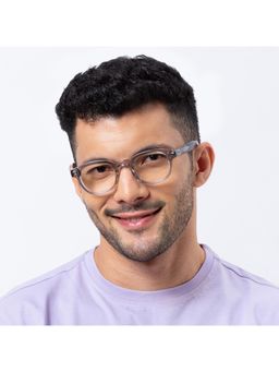 Shisen Fox - Unisex Kitsune-49 2.0 Lightweight Grey Optical Eyeglass Frame (49)