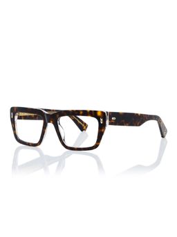 Shisen Fox - Unisex Habiki 2.0 Lightweight Brown Optical Eyeglass Frame (53)