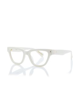 Shisen Fox - Unisex Himiko Lightweight White Optical Eyeglass Frame (52)
